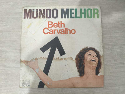 Lp Vinil Beth Carvalho Mundo Melhor Com Encarte