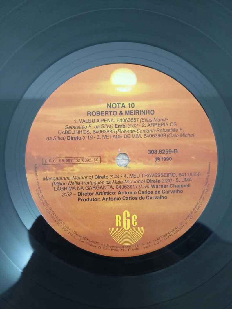 Lp Vinil Roberto e Meirinho Jovem Guarda Sertaneja