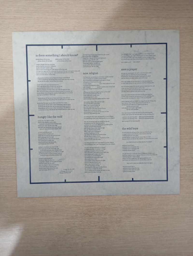 Lp Vinil Duran Duran Arena Capa Dupla Com Encarte