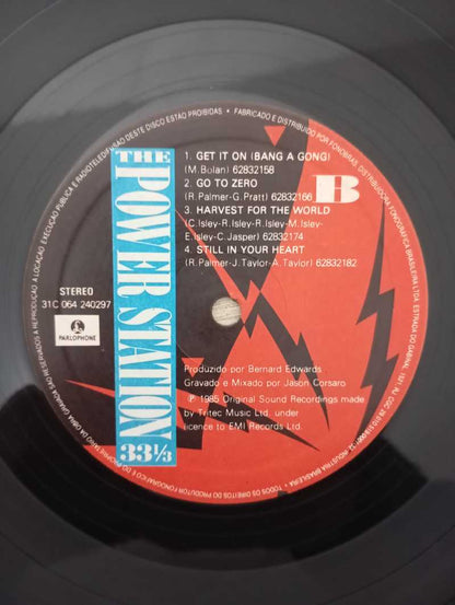 Lp Vinil The Power Station 33 Com Encarte