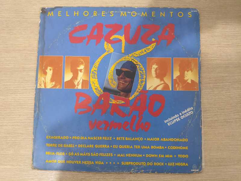 Lp Vinil Cazuza & Barão Vermelho Melhores Momentos