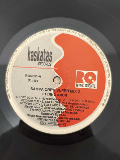Lp Vinil Sampa Crew Super Mix Eterno Amor