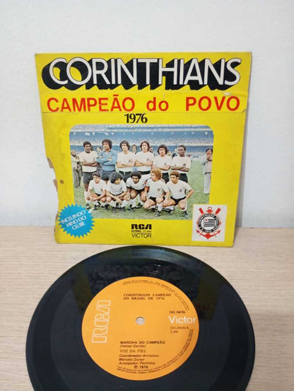 Compacto Vinil Corinthians Campeão do Povo 1976