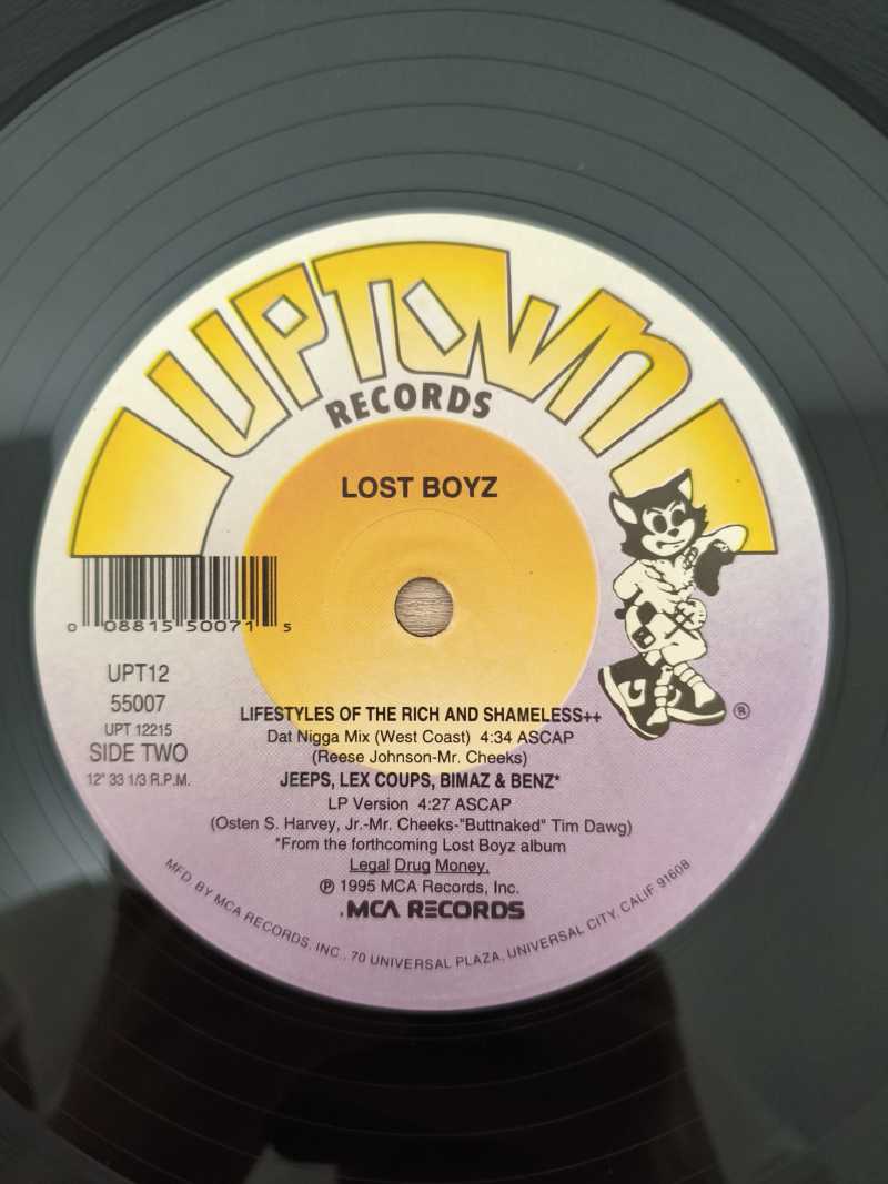 Lp Vinil Lost Boyz Lifestyles Rich and Shameless Importado