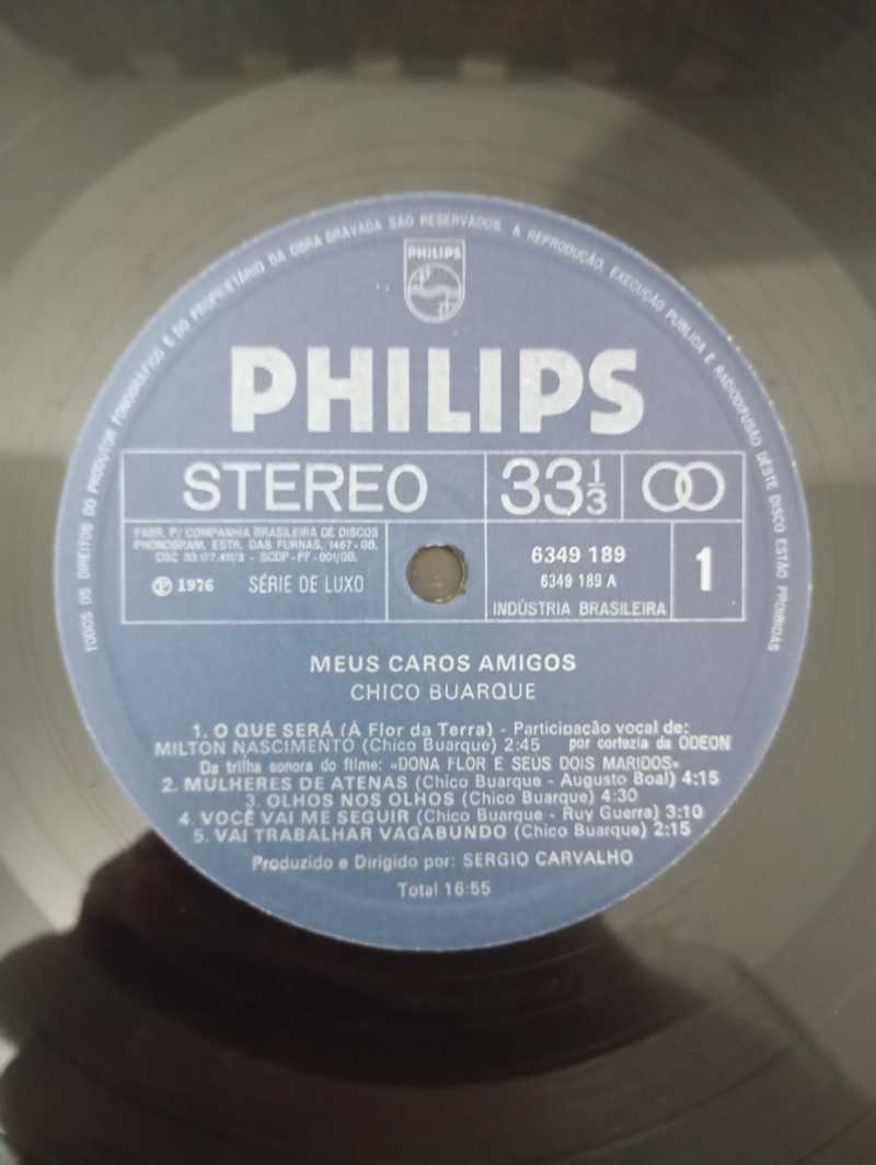 Lp Vinil Chico Buarque Meus Caros Amigos Com Encarte