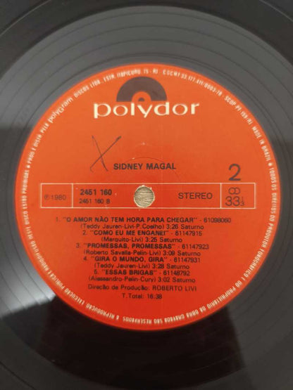 Lp Vinil Sidney Magal 1980 Capa Dupla