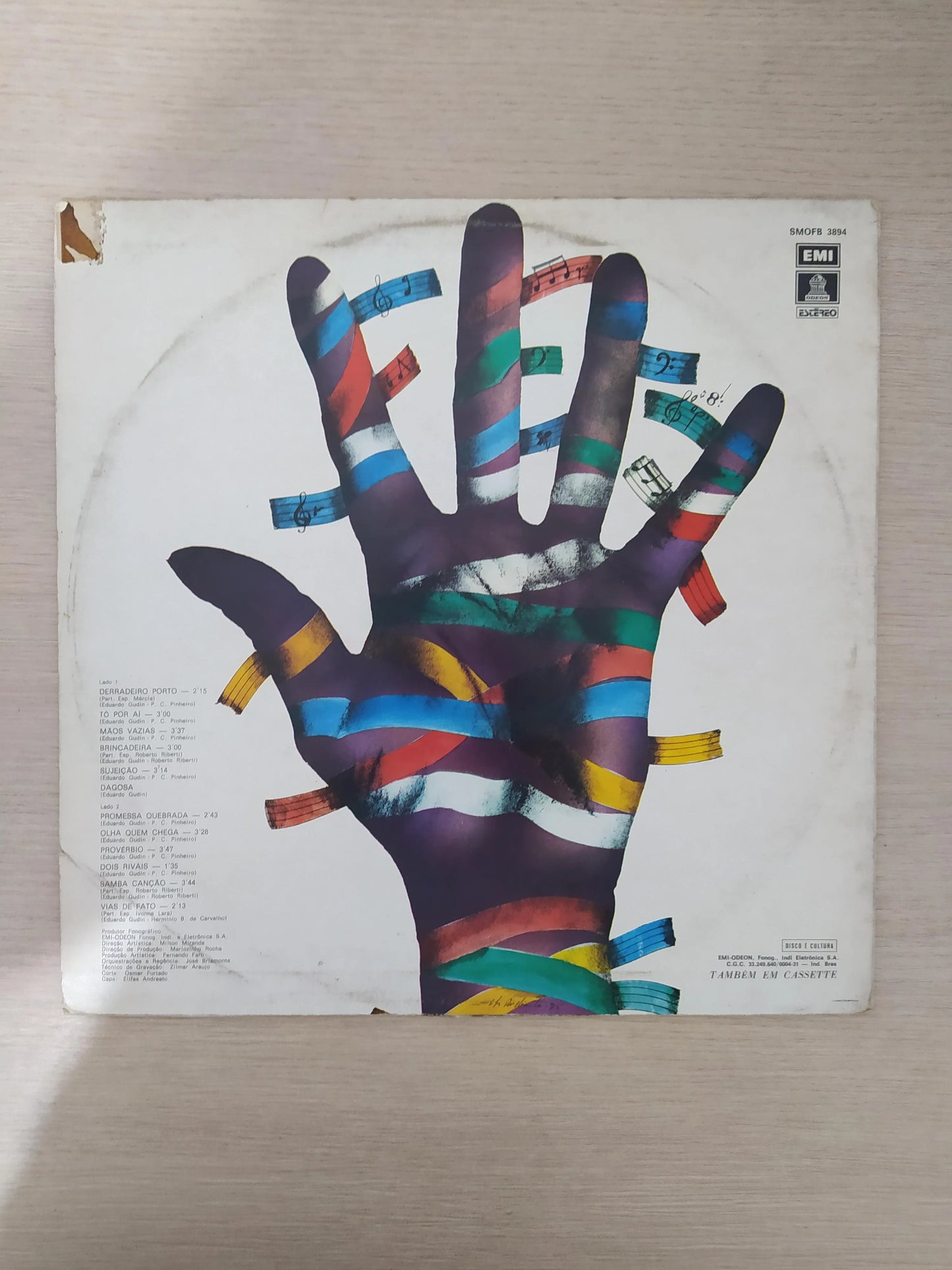 Lp Vinil Eduardo Gudin 1975 Com Encarte