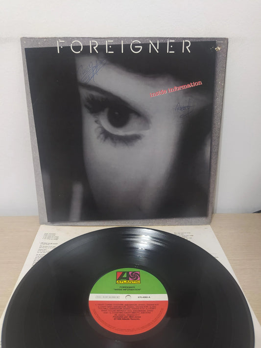 Lp Vinil Foreigner Inside Information Com Encarte Capa Dupla