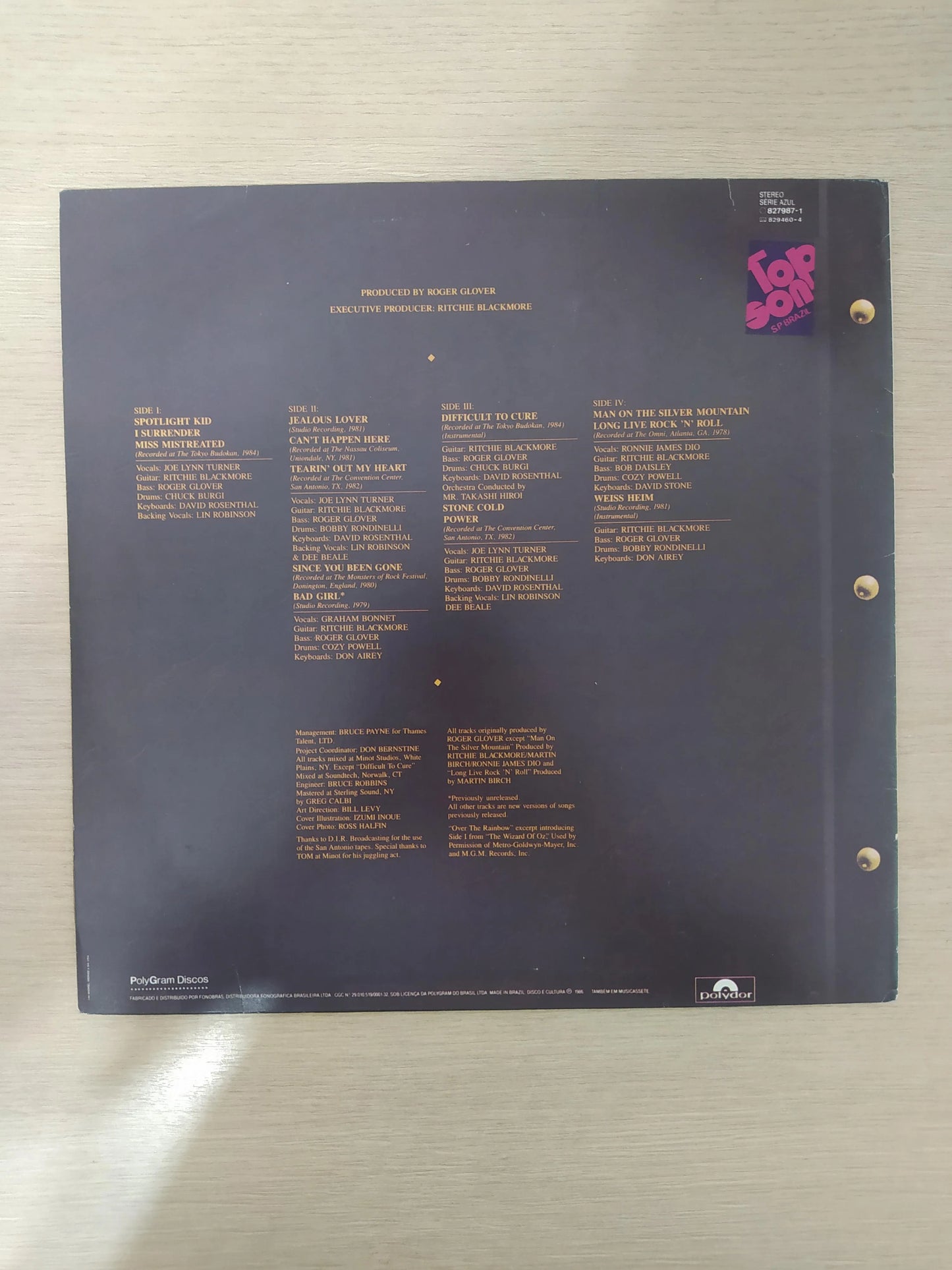 Lp Vinil Rainbow Finyl Vinyl Duplo