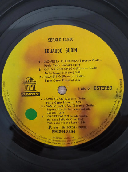 Lp Vinil Eduardo Gudin 1975 Com Encarte