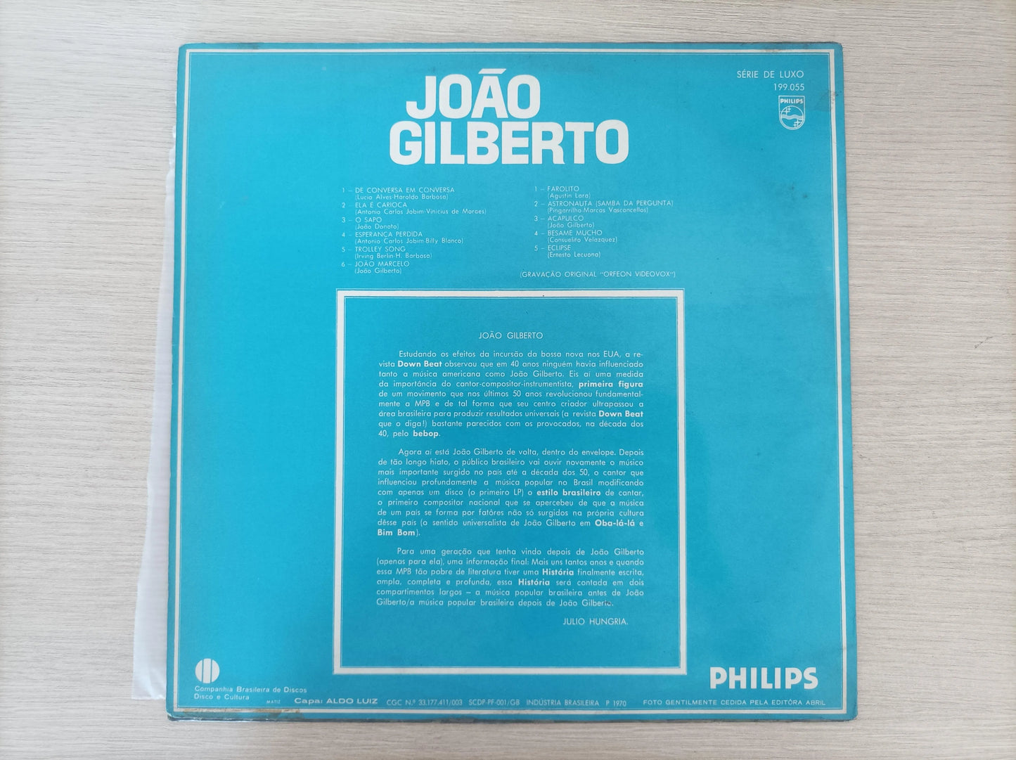 Lp Vinil João Gilberto João Gilberto