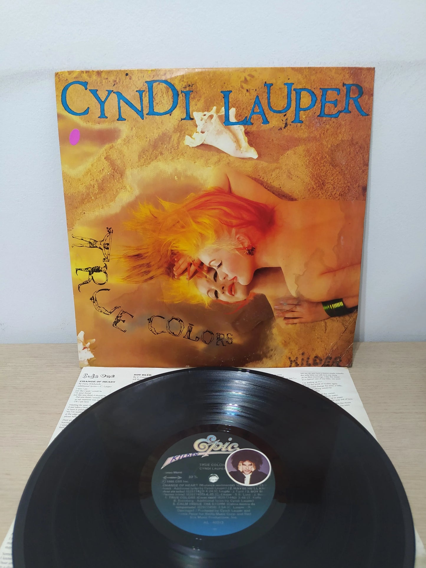 Lp Vinil Cyndi Lauper True Colors Com Encarte