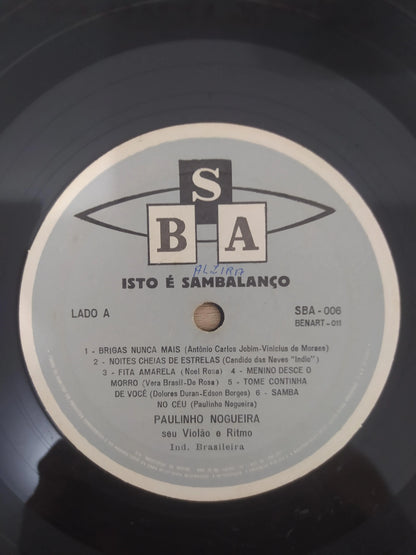 Lp Vinil Paulinho Nogueira Isto É Sambalanço