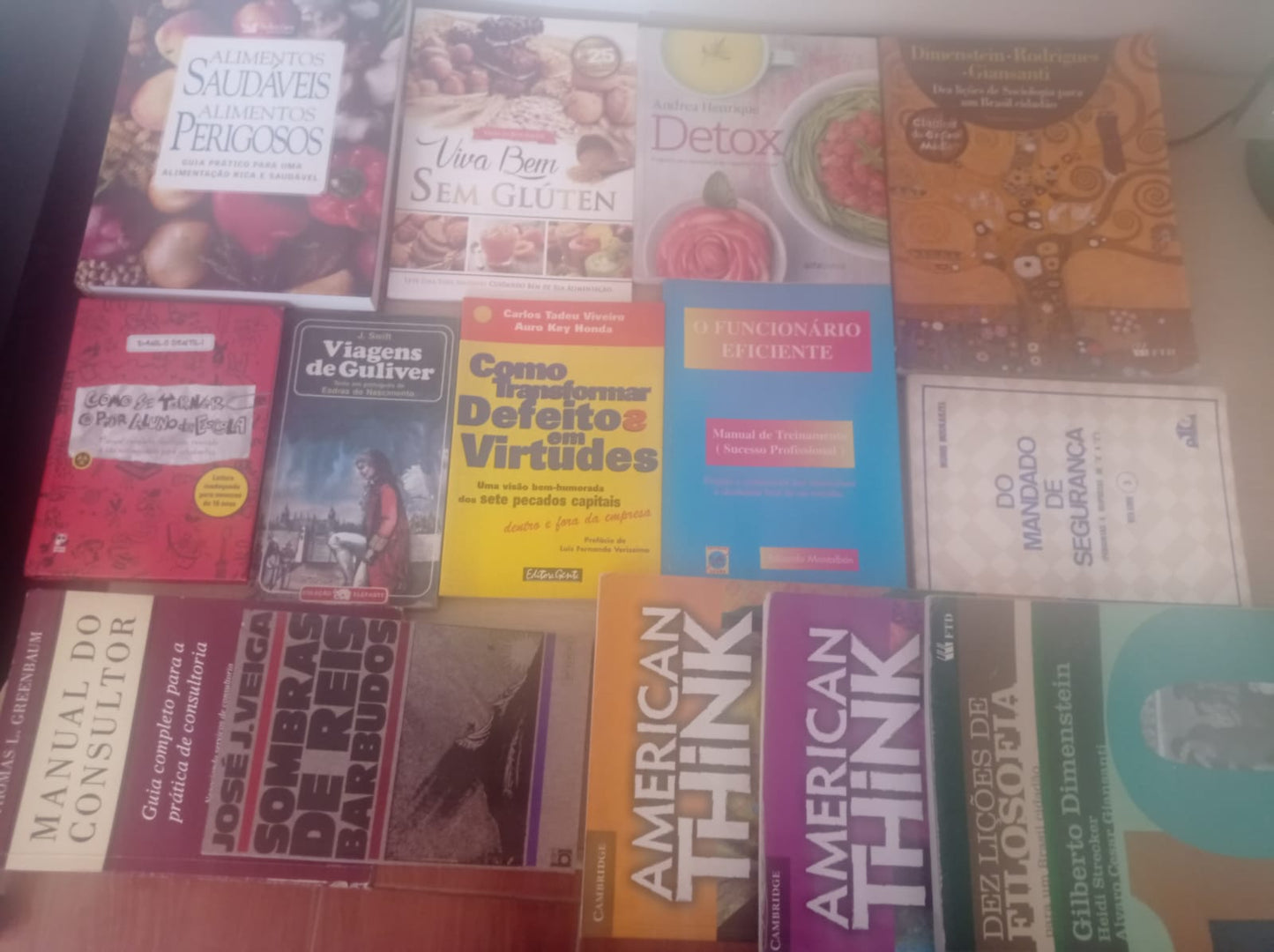 Lote 14 Unidades Livros Diversos