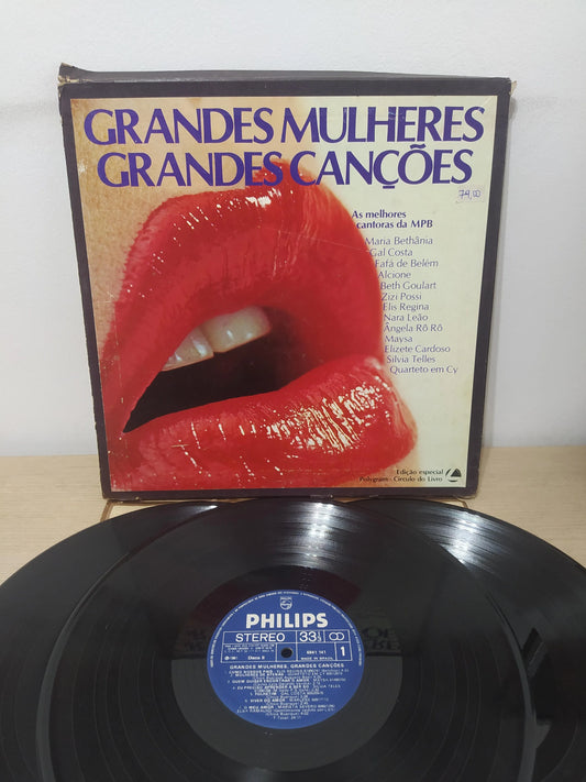 Lp Vinil Box Grandes Mulheres, Grandes Canções Com Encarte