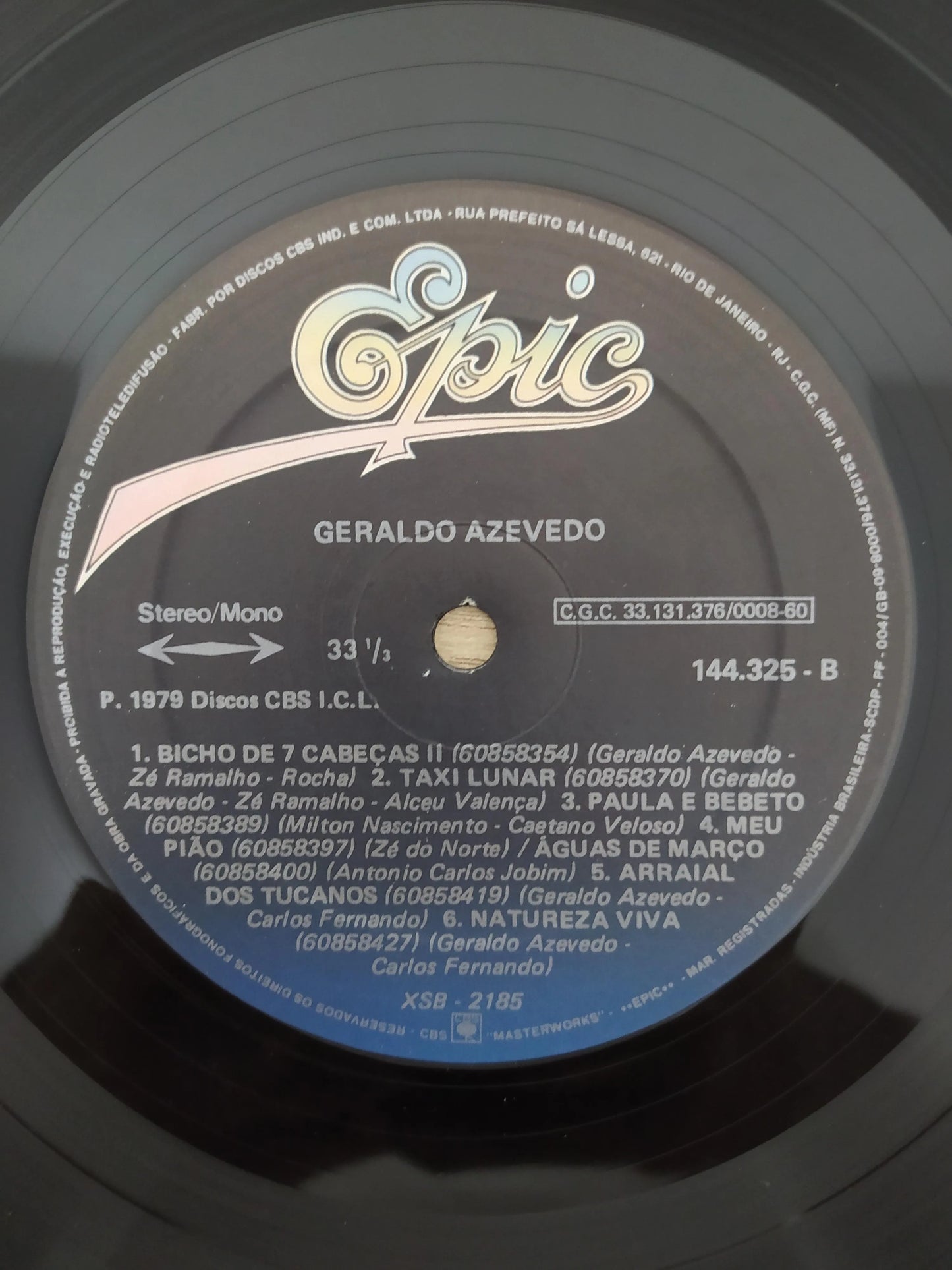 Lp Vinil Geraldo Azevedo Bicho De 7 Cabeças Com Encarte