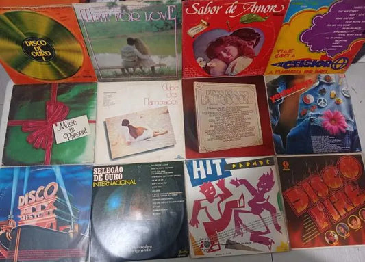 Lp Vinil Lote 12 Unidades Pop Internacional