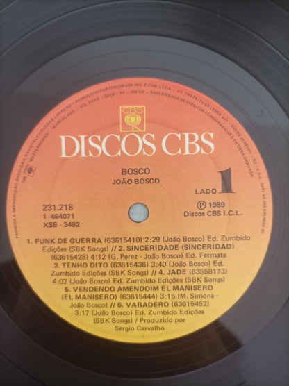 Lp Vinil João Bosco 1989 Com Encarte