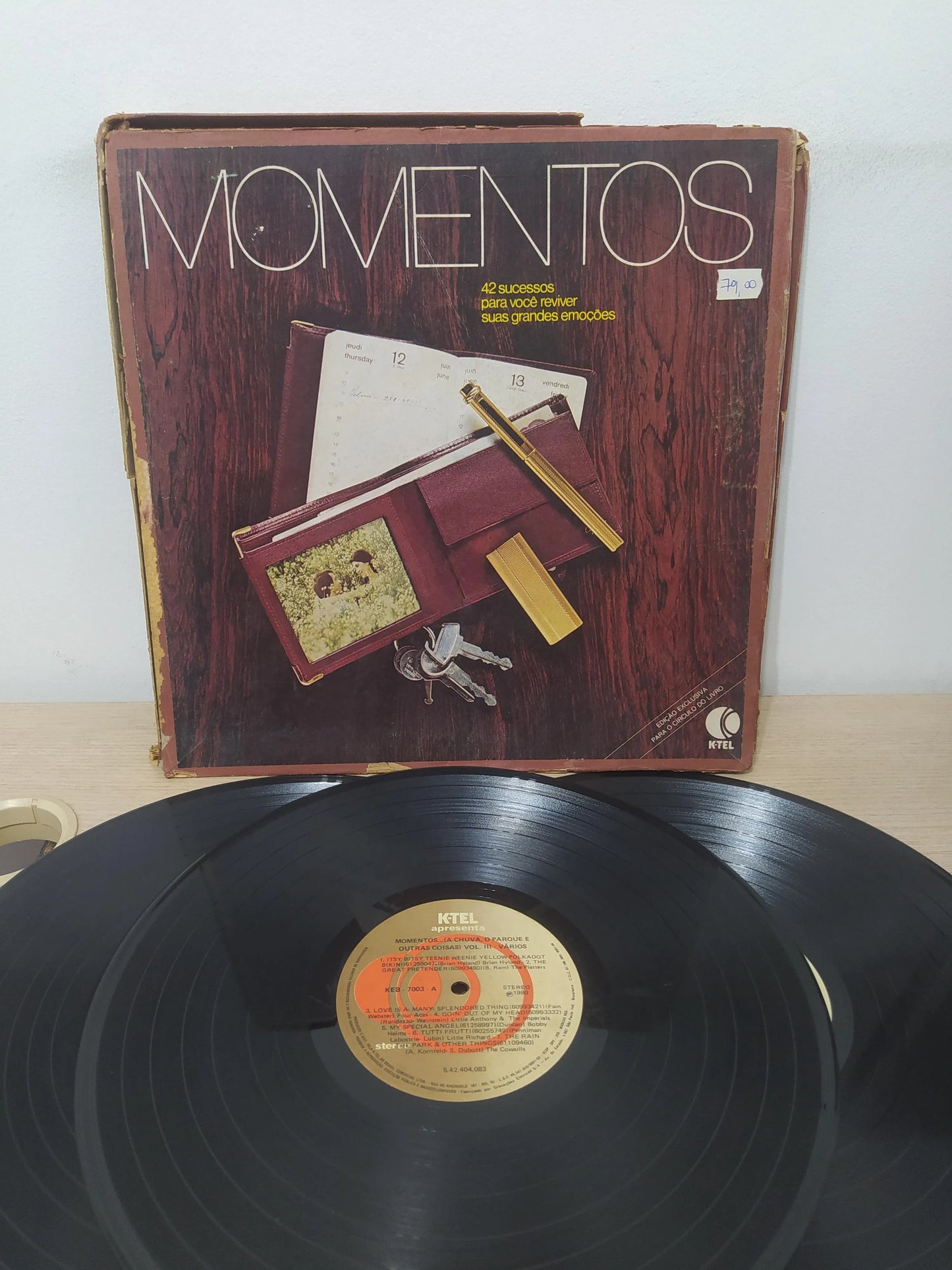 Lp Vinil Box Momentos 42 Sucessos A Chuva O Parque E Outras Coisas