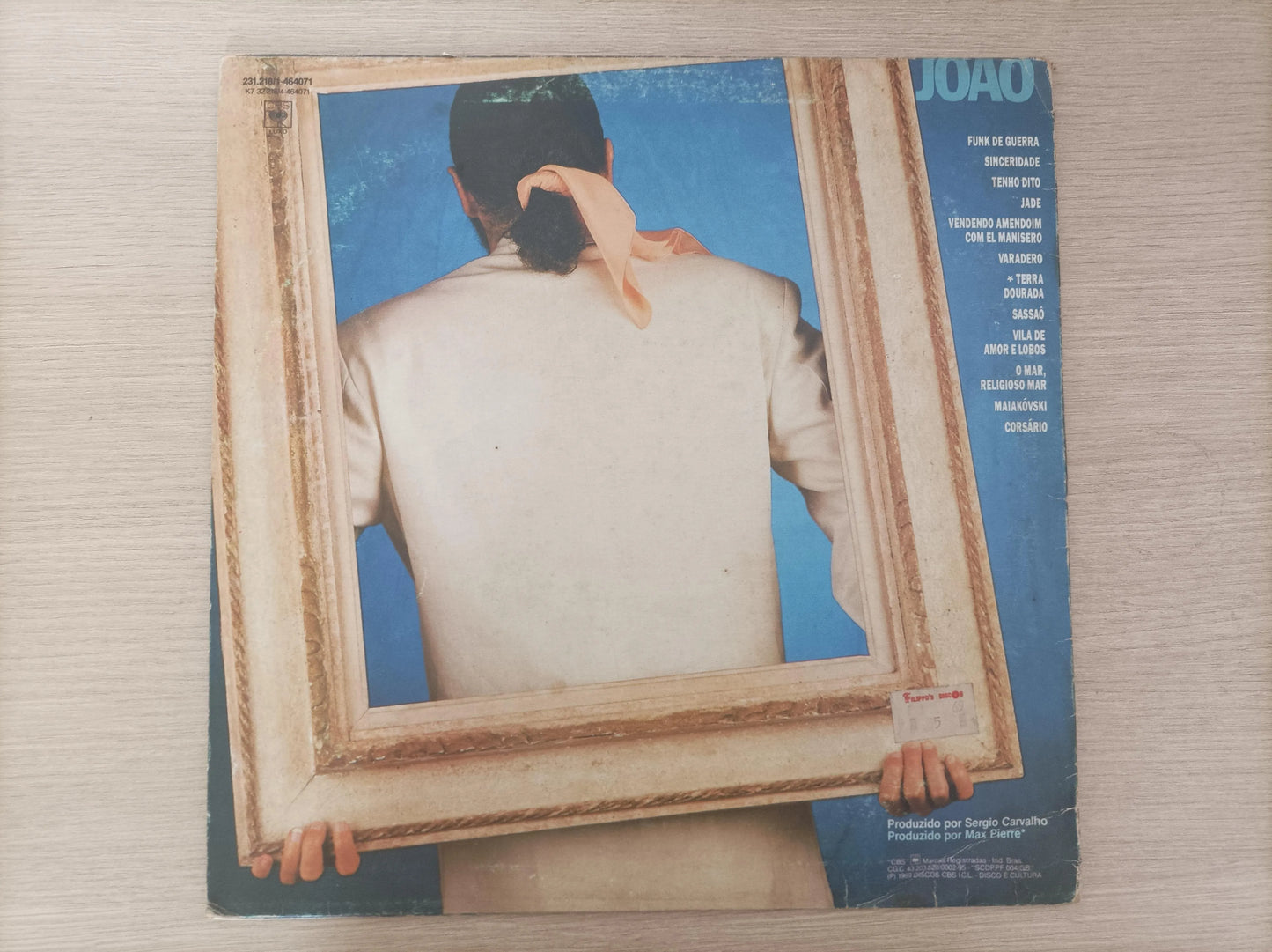 Lp Vinil João Bosco 1989 Com Encarte