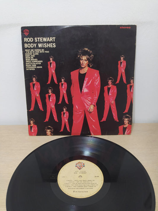 Lp Vinil Rod Stewart Body Wishes Com Encarte