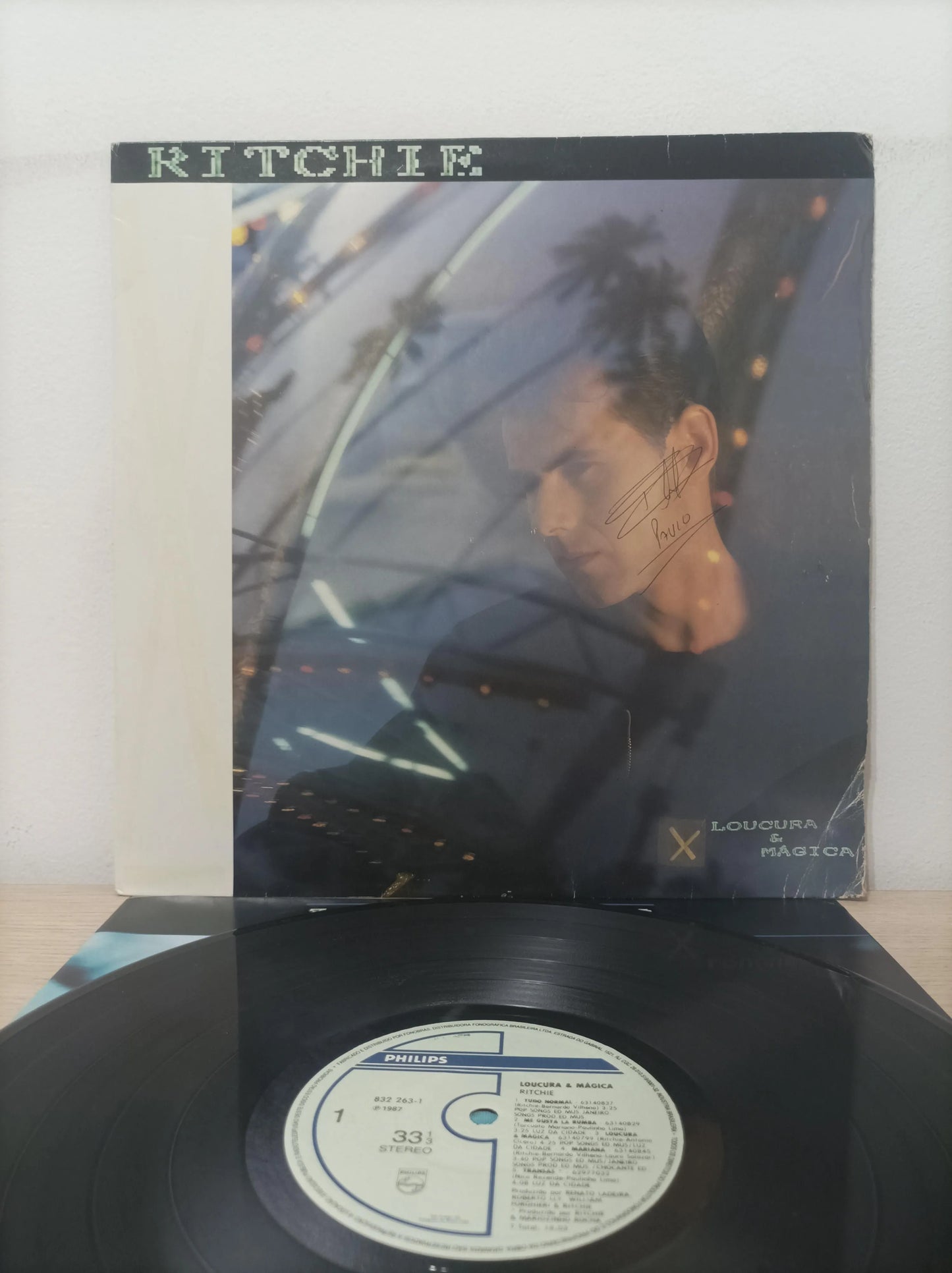 Lp Vinil Ritchie Loucura & Mágica Com Encarte