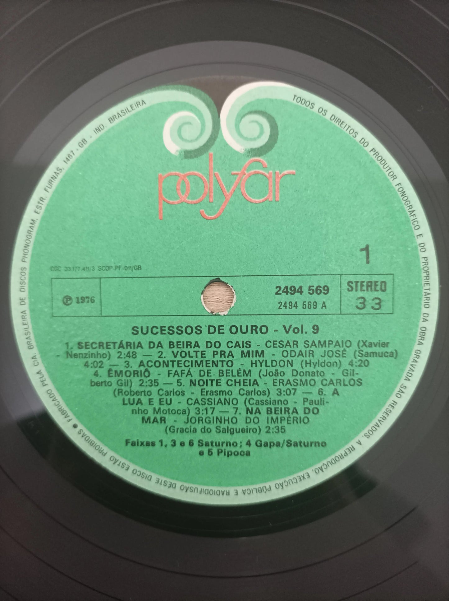Lp Vinil Sucessos De Ouro Vol. 9