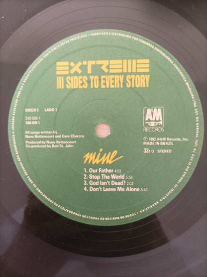 Lp Vinil Extreme III Sides to Every Story Duplo Com encarte