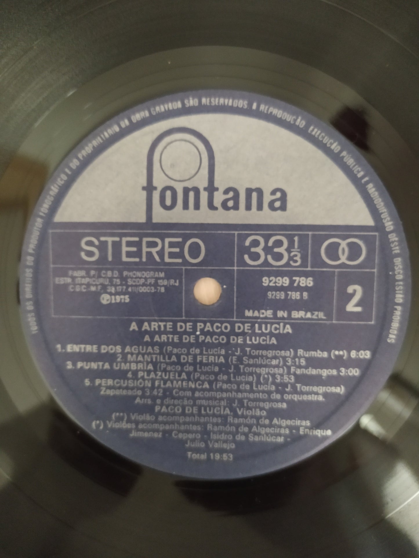 Lp Vinil Paco De Lucia A Arte De Duplo