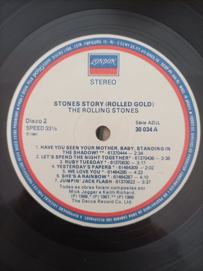 Lp Vinil The Rolling Stones Story Duplo Capa Dupla