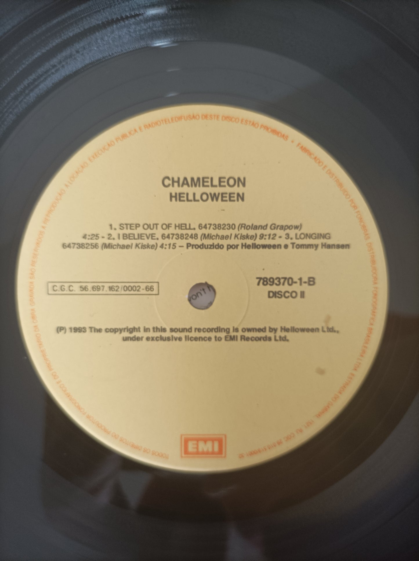 Lp Vinil Helloween Chameleon Duplo Com encartes