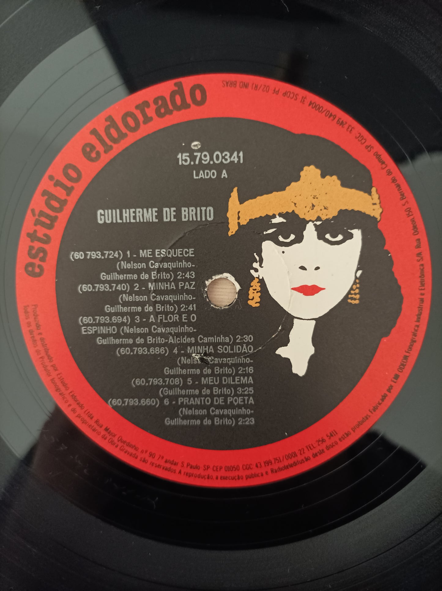 Lp Vinil Guilherme de Brito 1980