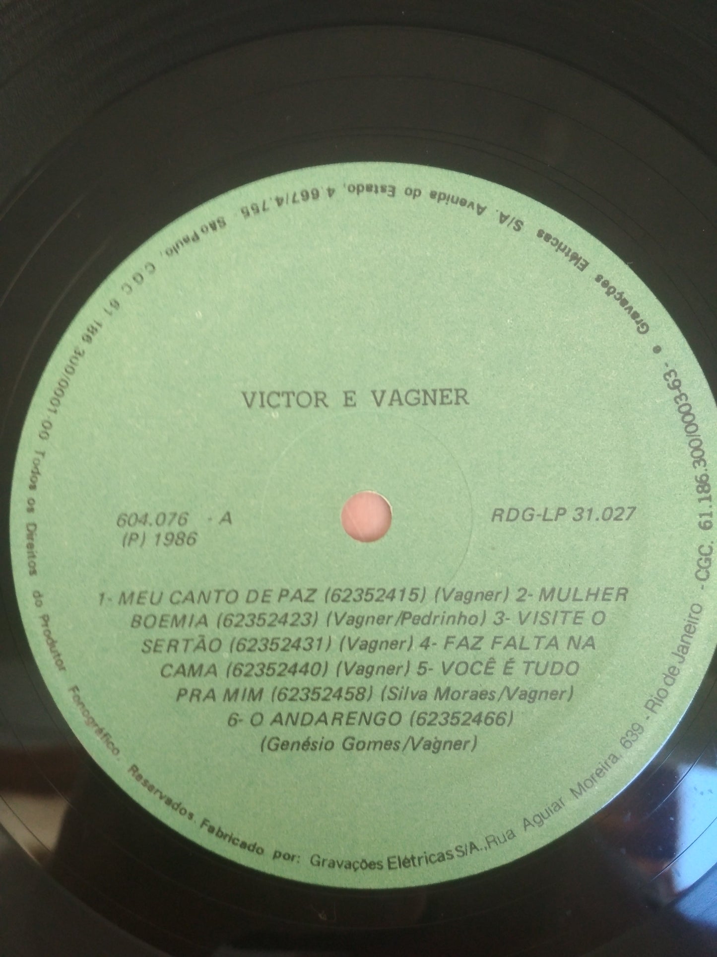 Lp Vinil Victor e Vagner