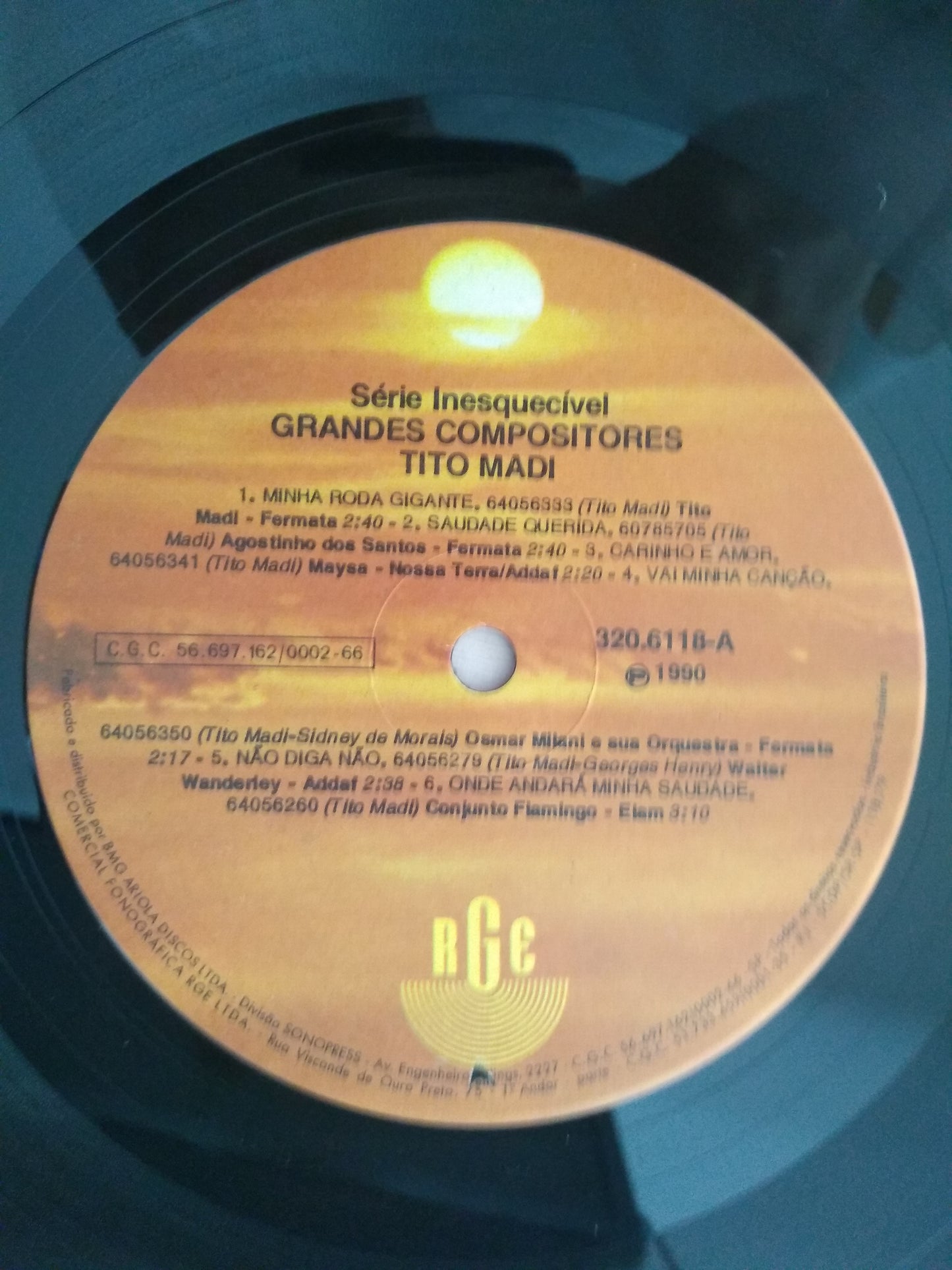 Lp Vinil Tito Madi Série Inesquecível Grandes Compositores