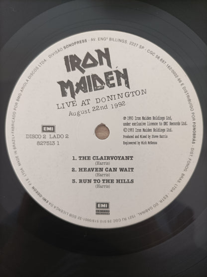 Lp Vinil Iron Maiden Live at Donington Triplo