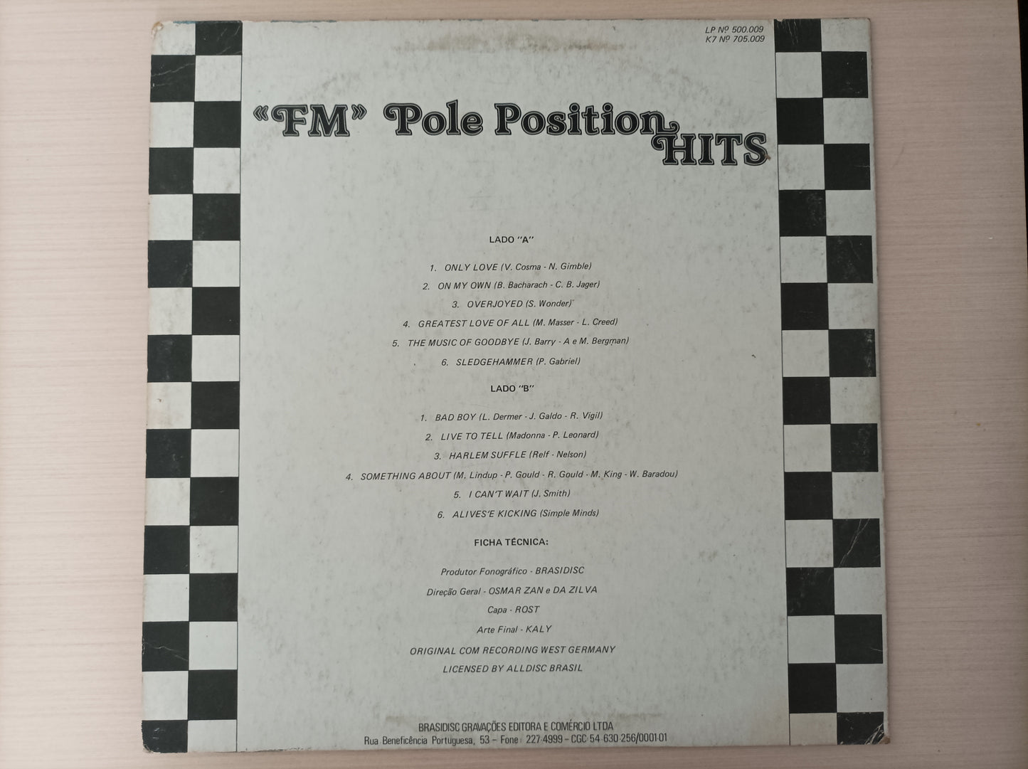 Lp Vinil FM Pole Position Hits Fox Los Angeles Sound