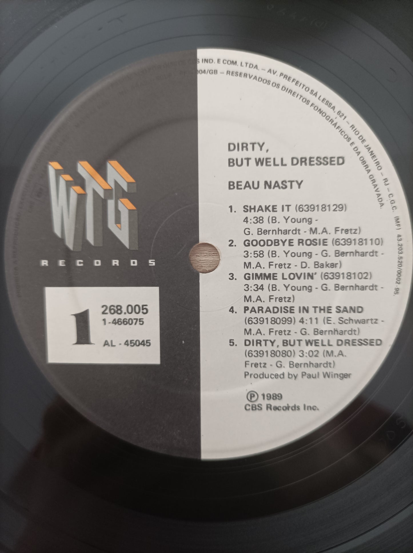 Lp Vinil Beau Nasty Dirty, But Well Dressed