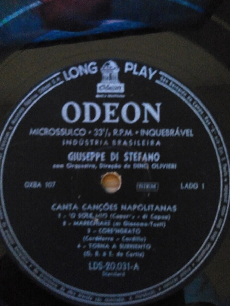 Lp Vinil Giuseppe Di Stefano Canta Canções Napolitanas