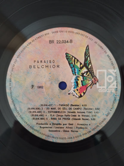 Lp Vinil Belchior Paraíso Com Encarte