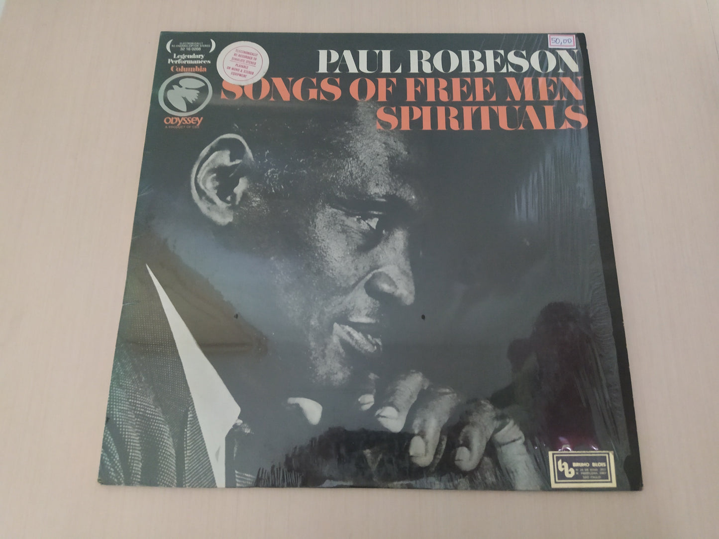 Lp Vinil Paul Robeson Songs Of Free Men Spirituals