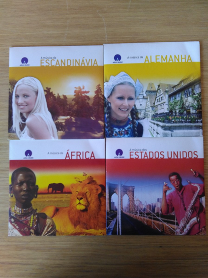 Cds (4) A Música Escandinávia, Eua, África Alemanha