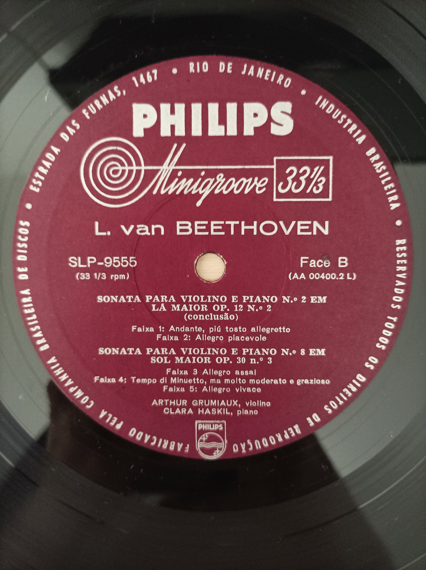 Lp Vinil Clara Haskil & Arthur Grumiaux Beethoven 3