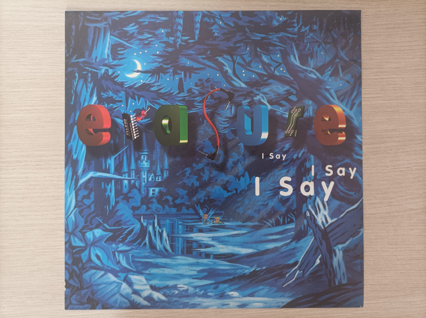 Lp Vinil Erasure I say I say I say Com encarte