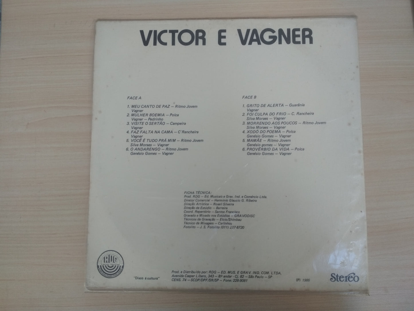 Lp Vinil Victor e Vagner