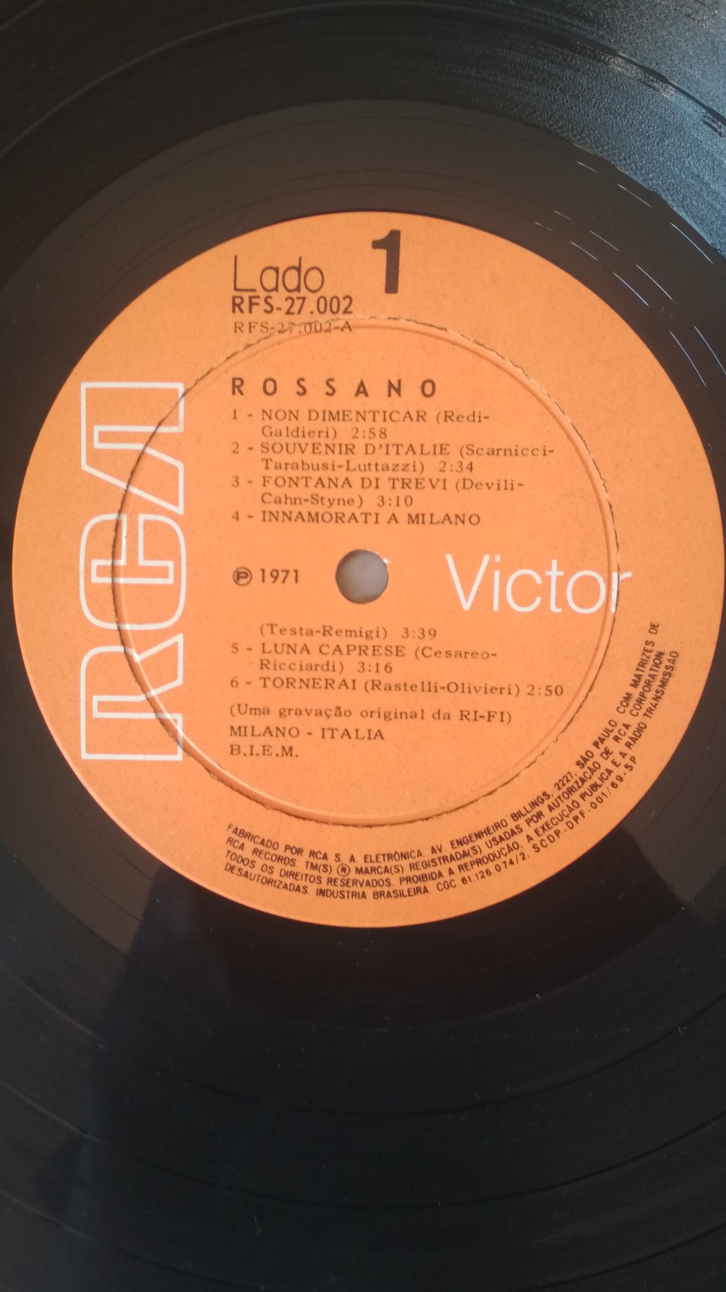 Lp Vinil Rossano