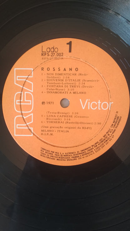 Lp Vinil Rossano
