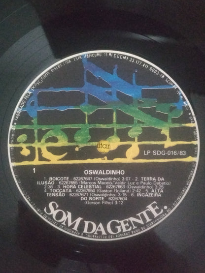Lp Vinil Oswaldinho Céu E Chão Com Encarte
