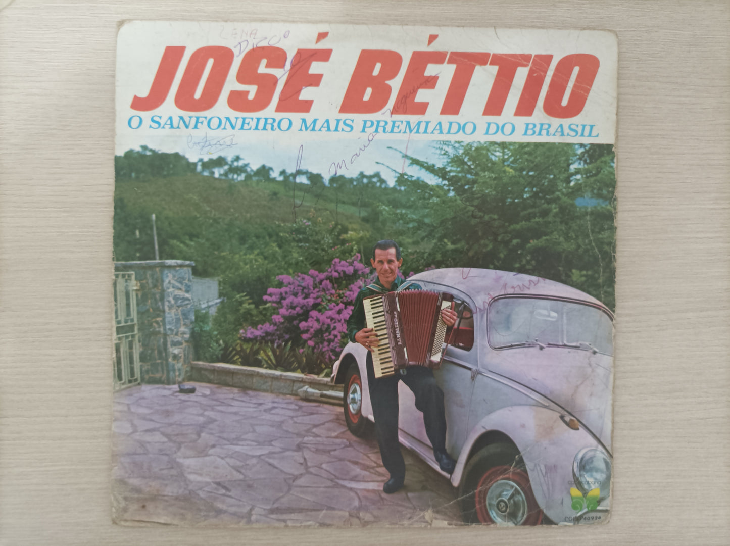 Lp Vinil José Béttio O sanfoneiro mais premiado do Brasil