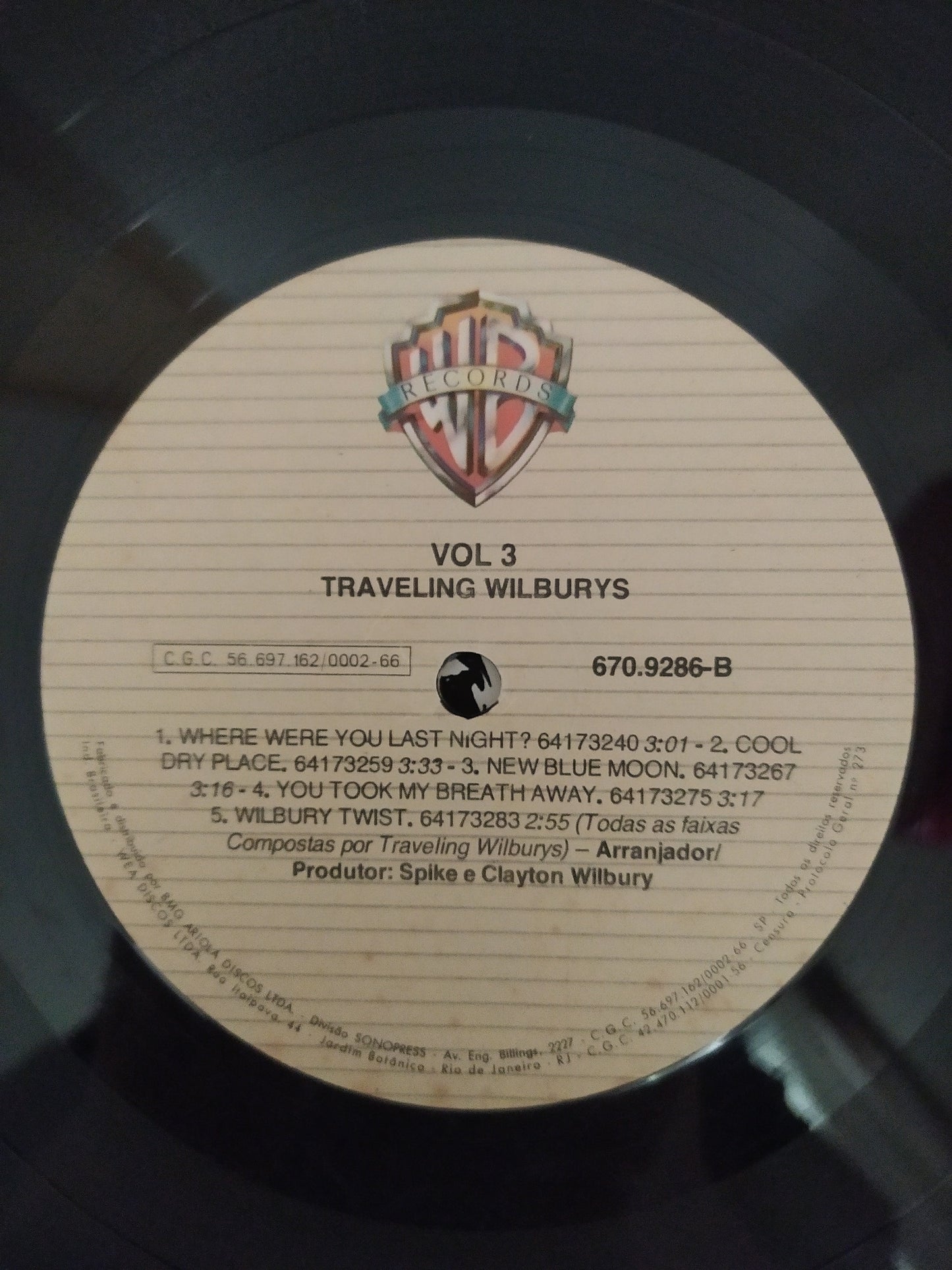 Lp Vinil Traveling Wilburys Vol. 3 Com Encarte