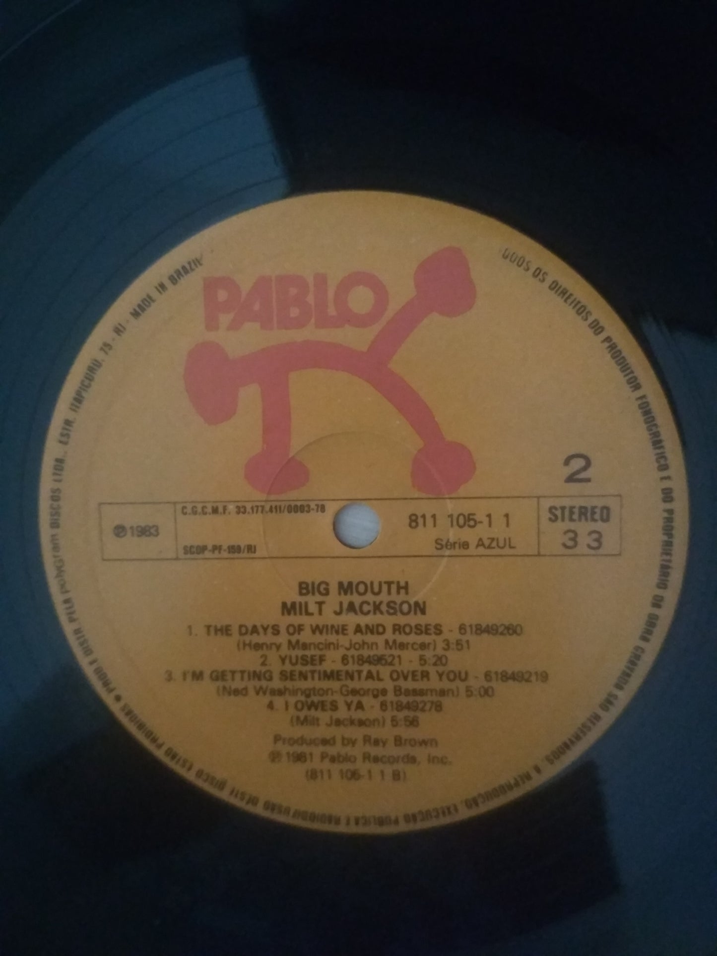 Lp Vinil Milt Jackson Big Mouth